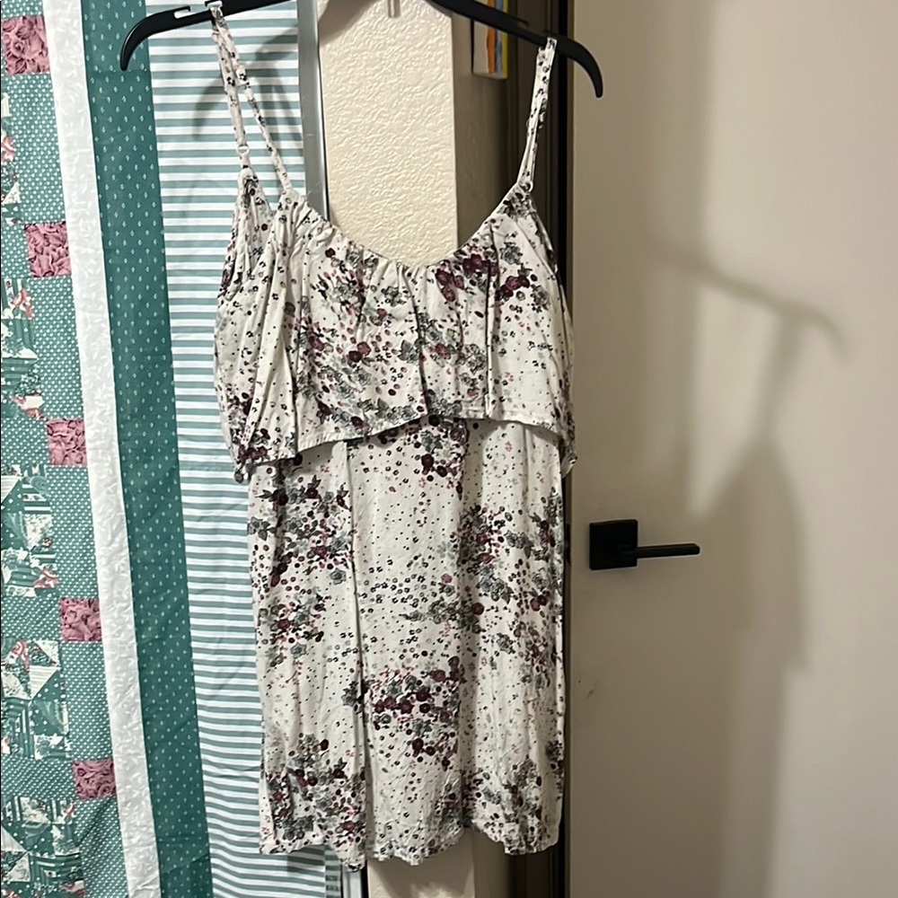 Rip Curl Floral Print Spaghetti adjustable Strap dress